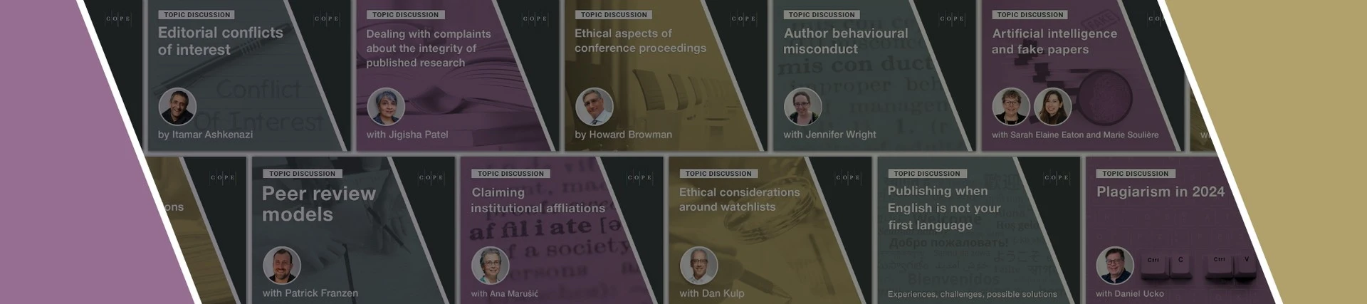 Topic discussions | COPE: Committee on Publication Ethics